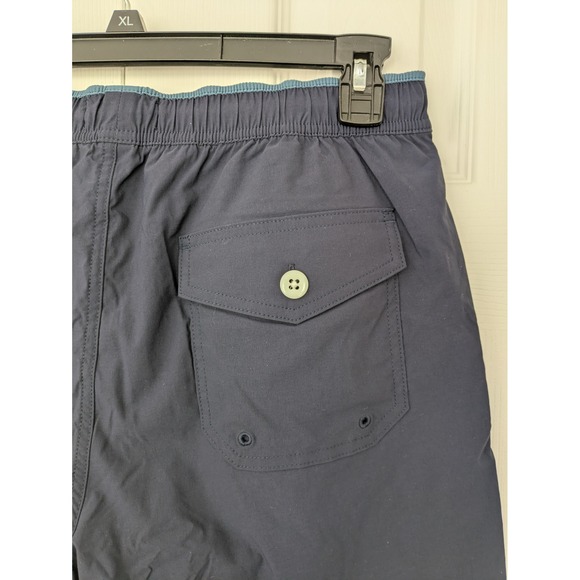 J. Crew 6" Stretch‎ Swim Trunk ECONYL Nylon Mens Size M Navy NWT $89 CG551 - Picture 3 of 7